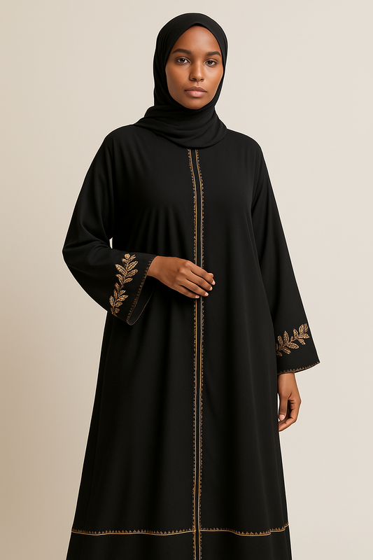 ZZ Abaya — Classic Black Edition